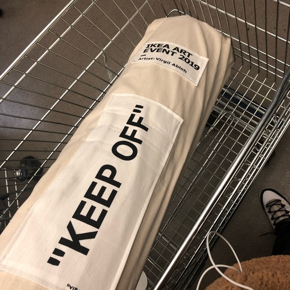 OFF-WHITE x IKEA ART EVENT “KEEP OFF” RUG - Picture 3 of 4